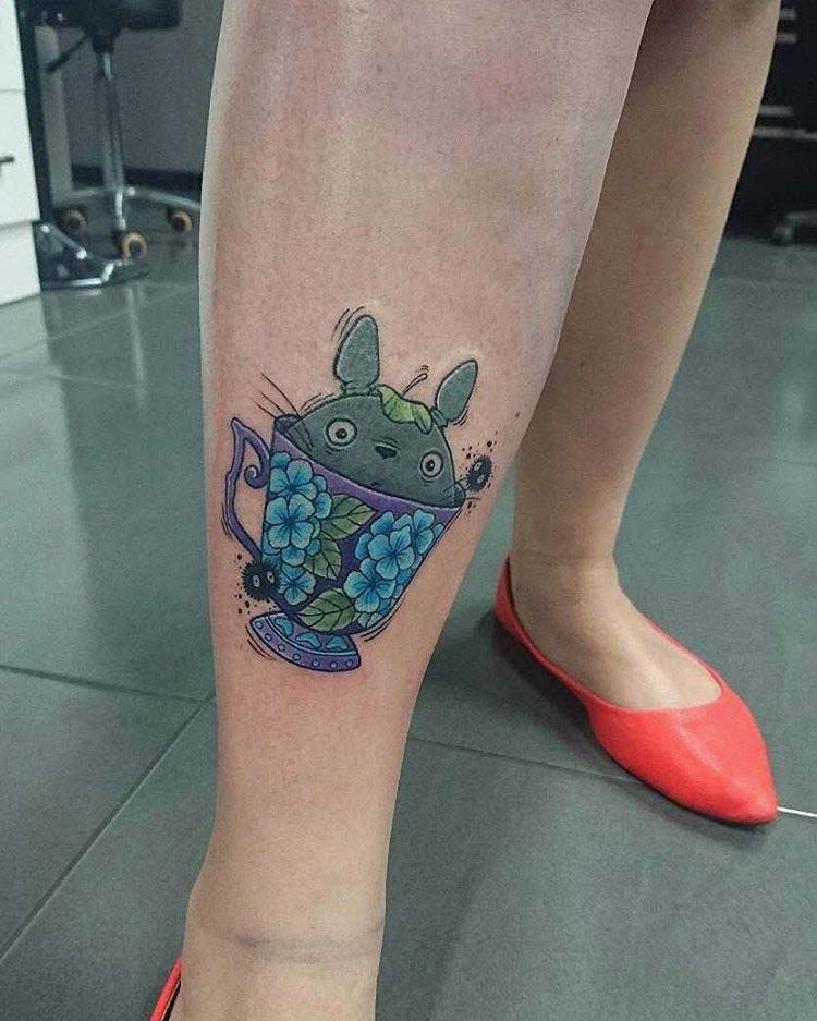 Green Bird Shin Tattoo Best Tattoo Ideas Gallery